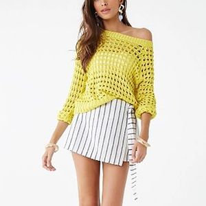 Forever 21 Striped Skort